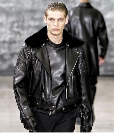 ysl men jackets|saint laurent leather jacket men.